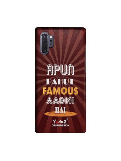 

CelfieDesign Maroon & White Samsung Galaxy Note10 Plus Back Cover