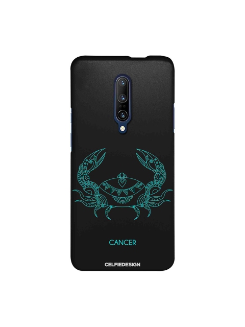 

CelfieDesign Black & Green Cancer Zodiac Printed OnePlus 7 Pro Back Case
