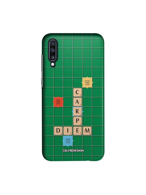 

CelfieDesign Green & Beige Scrabble Game Samsung Galaxy A70 Sustainable Back Cover