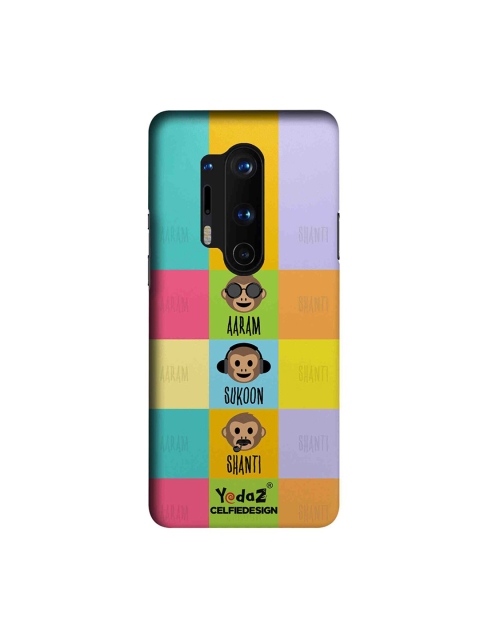 

CelfieDesign Multicoloured Aaram Sukoon Shanti OnePlus 8 Pro Back Cover, Multi