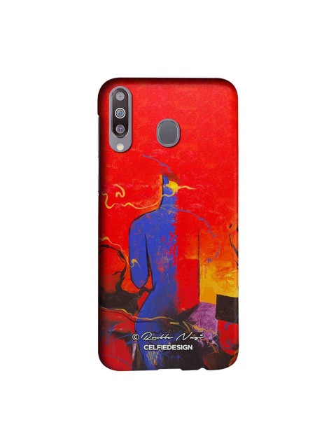 

CelfieDesign Building A Mystery Rouble Nagi Quirky Samsung Galaxy M30 Mobile Back Cover, Red