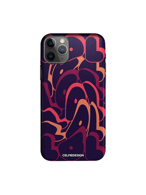

CelfieDesign Purple & Magenta Printed iPhone 11 Pro Sustainable Back Cover