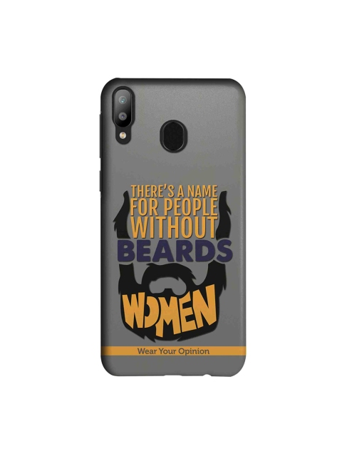 

CelfieDesign Grey & Orange Men With Beard Samsung Galaxy M20 Sustainable Back Case