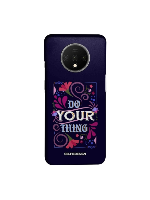 

CelfieDesign Blue & Pink Do Your Thing Base 501 Printed OnePlus 7T Back Cover