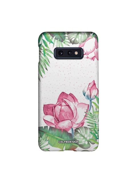 

CelfieDesign White & Pink Laotian Lotus Samsung Galaxy S10E Sustainable Back Cover