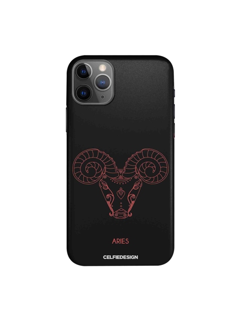 

CelfieDesign Black & Red Aries Zodiac Apple iPhone 11 Pro Sustainable Back Cover