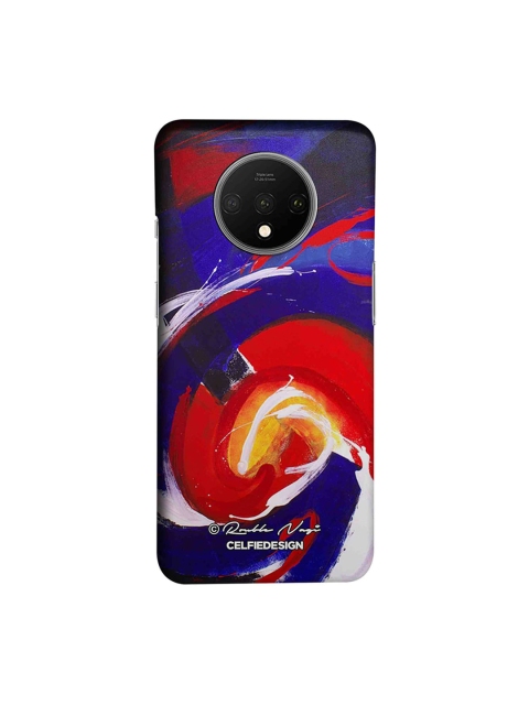 

CelfieDesign Blue & Red Waves Quirky Sustainable OnePlus 7T Mobile Back Cover