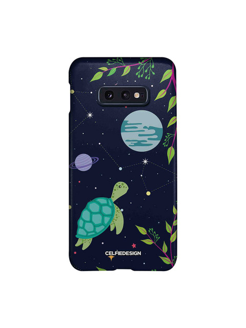 

CelfieDesign Navy Blue & Green Space Turtle Samsung Galaxy S10E Space And Nature Sustainable Back Cover