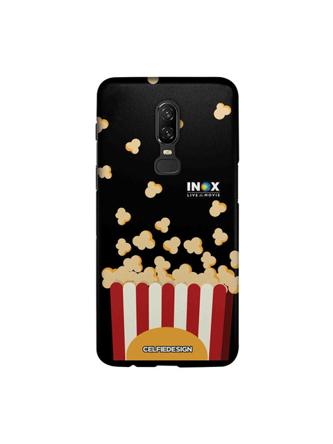 

CelfieDesign Black & Beige Popcorn INOX Quirky Sustainable OnePlus 6 Back Cover