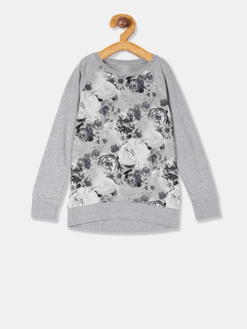 

GAP Girls Grey Printed Sweatshirt