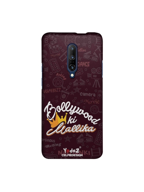 

CelfieDesign Burgundy & White Bollywood ki Mallika OnePlus 7 Pro Sustainable Back Cover