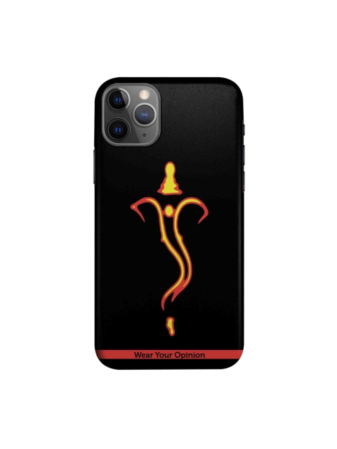 

CelfieDesign Black & Yellow Neon Ganesha Printed iPhone 11 Pro Sustainable Back Cover