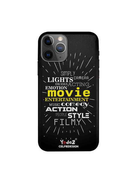 

CelfieDesign Black & White Movie Entertainment Comedy Hai Yedaz Quirky Sustainable Apple iPhone 11 Pro Max Mobile Back Cover