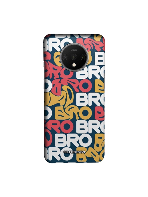 

CelfieDesign Blue & Red Bro Printed OnePlus 7T Back Case