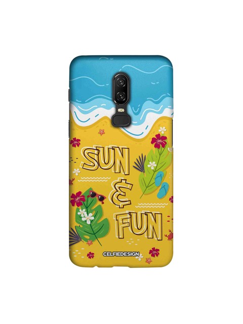 

CelfieDesign Blue & Yellow Sun And Fun OnePlus 6 Sustainable Case