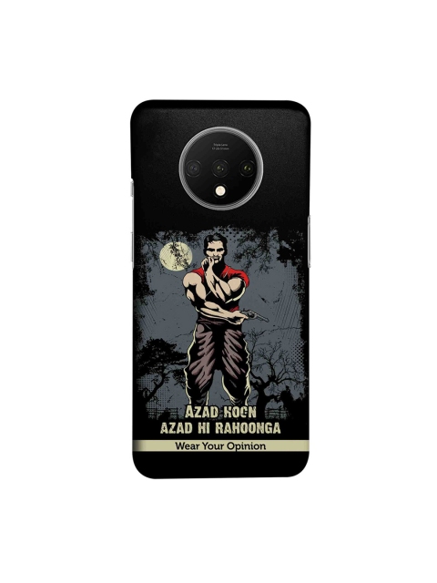 

CelfieDesign Grey & Black Azaad Hoon OnePlus 7T Back Cover