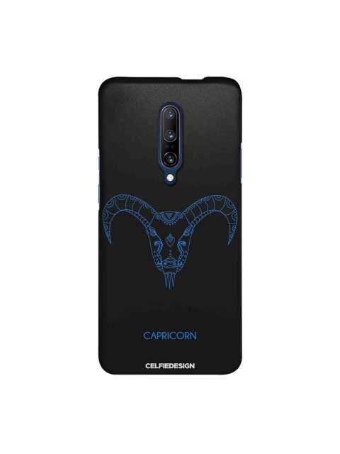 

CelfieDesign Black & Blue Capricorn Printed OnePlus 7 Pro Back Cover