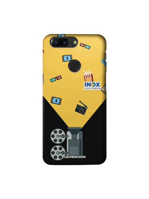

CelfieDesign Black & Yellow Inox Cinema OnePlus 5T Sustainable Back Cover