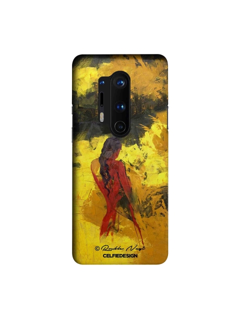 

CelfieDesign Yellow & Black Lady In Red Rouble Nagi Quirky Sustainable OnePlus 8 Pro Back Cover