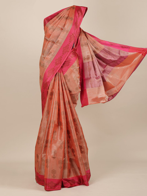 

Pothys Orange Woven Design Saree