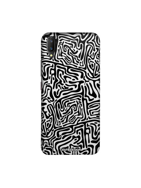 

CelfieDesign Black & White Abstract Printed Sustainable Vivo V11 Pro Back Cover
