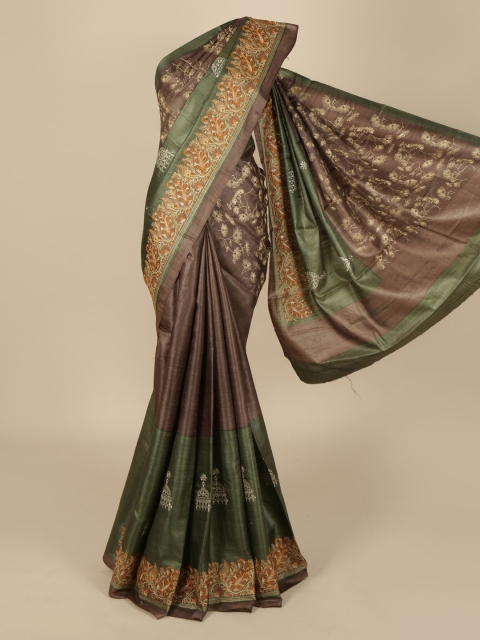 

Pothys Brown Woven Design Saree