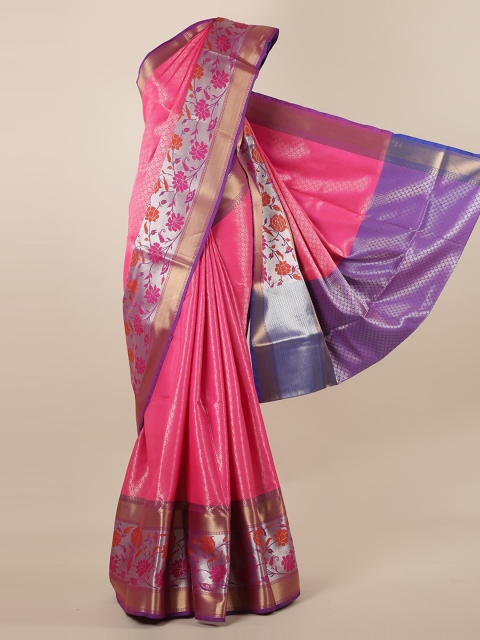 

Pothys Pink Woven Design Saree