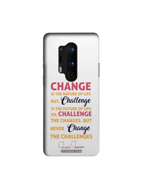 

CelfieDesign Grey & Yellow Challenge AB Quote OnePlus 8 Pro Back Case