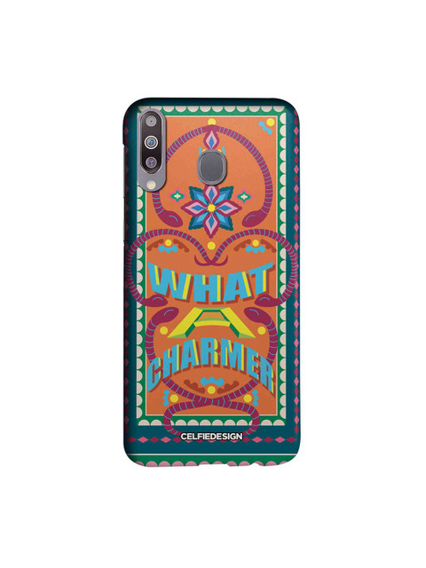 

CelfieDesign Teal Green & Orange What A Charmer Samsung Galaxy M30 Sustainable Back Cove