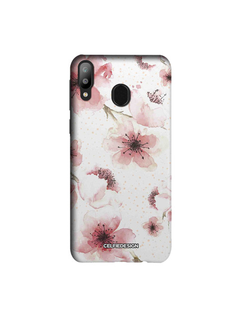 

CelfieDesign White & Peach-Colour Printed Samsung Galaxy M20 Back Cover