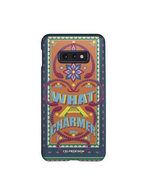 

CelfieDesign Orange & Blue What A Charmer Samsung Galaxy S10E Sustainable Back Cover