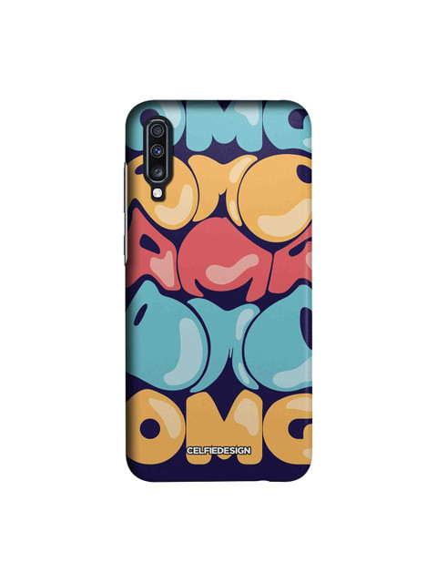 

CelfieDesign Blue & Yellow OMG Swagger Samsung Galaxy A70 Back Case