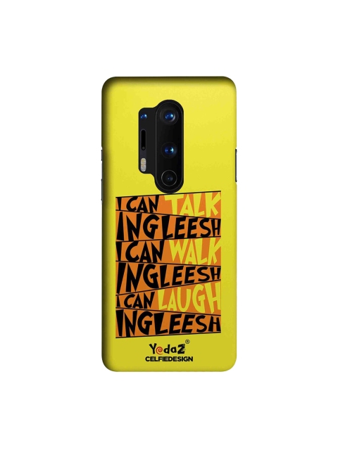 

CelfieDesign Yellow & Black I Can Talk Ingleesh I Can OnePlus 8 Pro Sustainable Back Cover