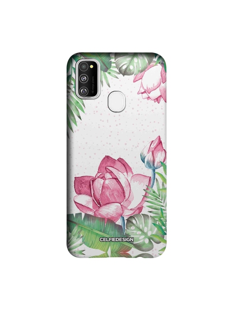 

CelfieDesign White & Pink Laotian Lotus Samsung Galaxy M30S Back Case
