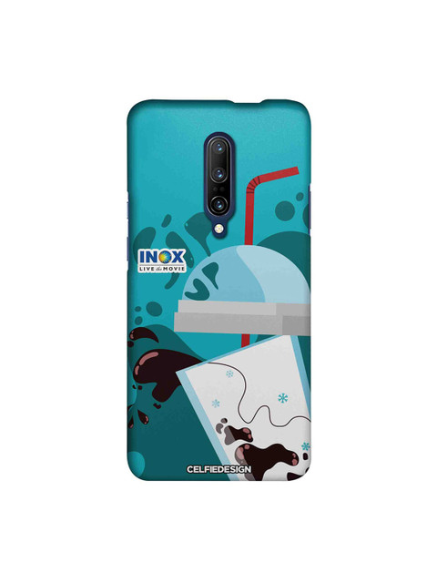 

CelfieDesign Teal, White & Brown Quirky Print OnePlus 7 Pro Back Cover