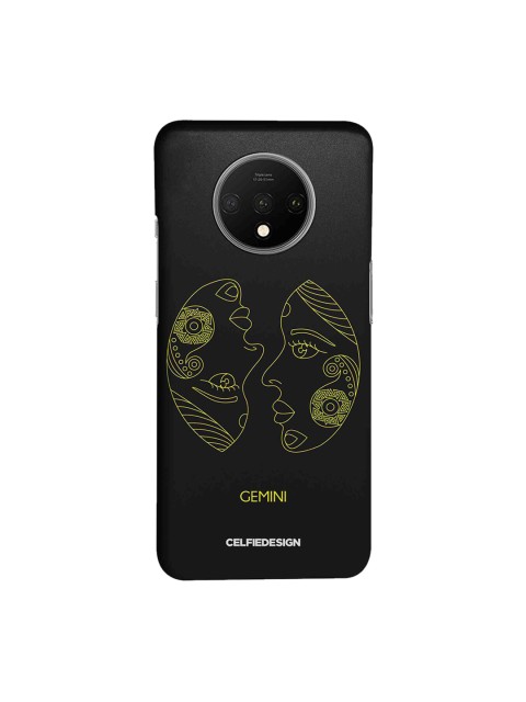 

CelfieDesign Black & Yellow Gemini OnePlus 7T Back Cover