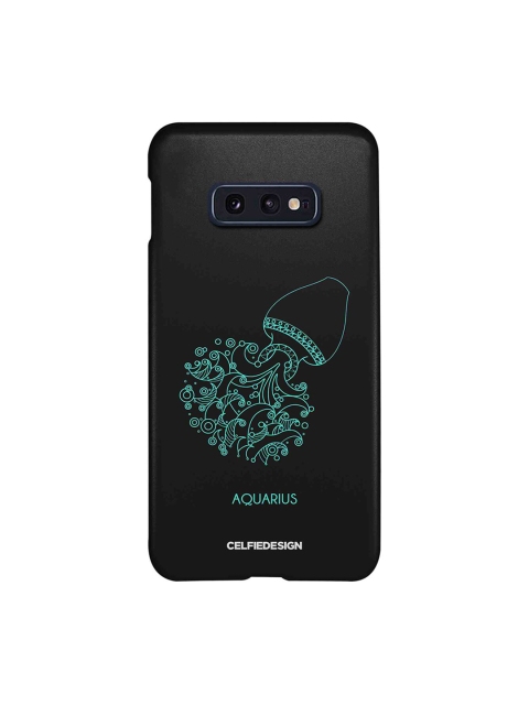 

CelfieDesign Black & Green Aquarius Zodiac Printed Samsung Galaxy S10E Back Cover