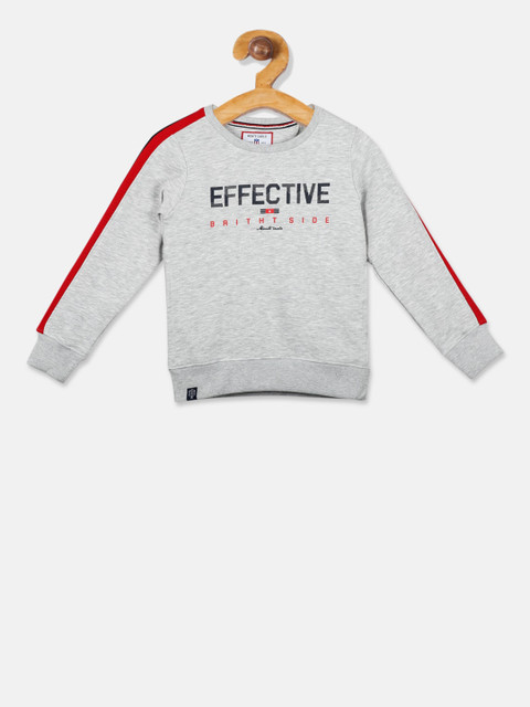 

Monte Carlo Boys Grey Printed Sweatshirt