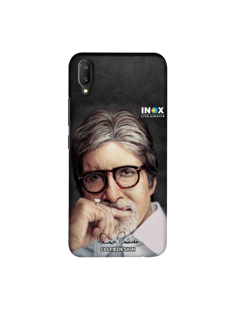 

CelfieDesign Black & Cream-Coloured Printed Vivo V11 Pro Phone Back Cover