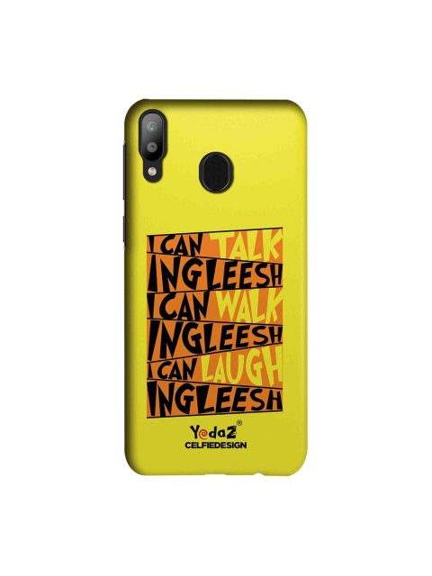 

CelfieDesign Yellow & Orange I can Talk Ingleesh Samsung Galaxy M20 Back Case