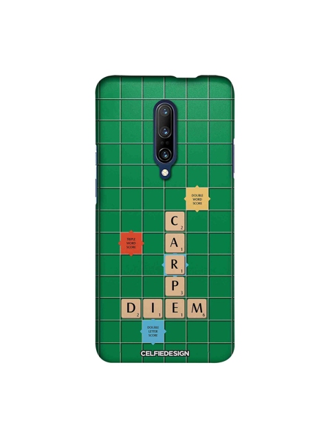 

CelfieDesign Green & Beige Scrabble Game Base 501 Quirky OnePlus 7 Pro Back Cover