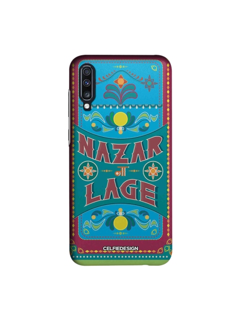 

CelfieDesign Blue & Maroon Nazar Lage Samsung Galaxy A70 Back Case