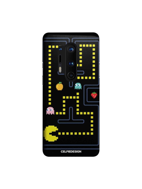 

CelfieDesign Black & Yellow Pacman OnePlus 8 Pro Sustainable Back Cover