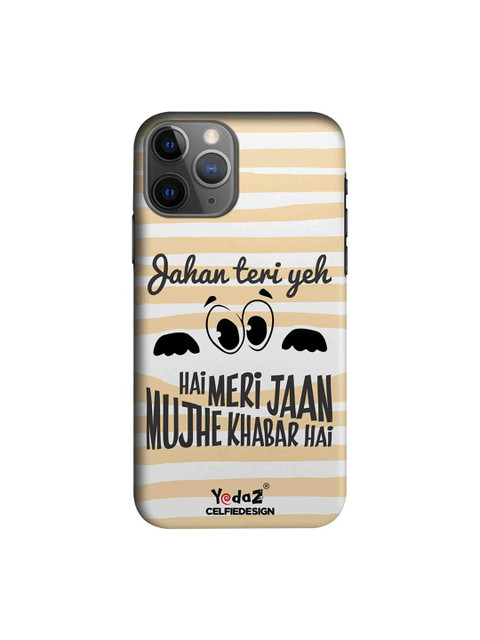 

CelfieDesign Beige & White Jahan Teri Ye Nazar Hai Meri Jaan iPhone 11 Pro Max Sustainable Back Cover