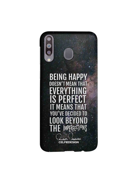 

CelfieDesign Black & White Being Happy Samsung Galaxy M30 Back Case
