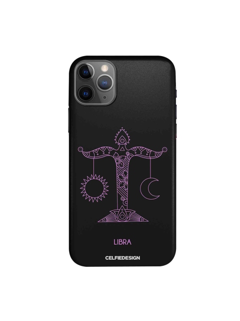 

CelfieDesign Black & Purple Libra Apple iPhone 11 Pro Sustainable Back Cover