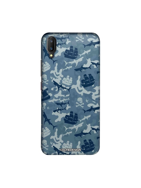 

CelfieDesign Grey & Teal-Blue Pirates Sustainable Vivo V11 Pro Back Case