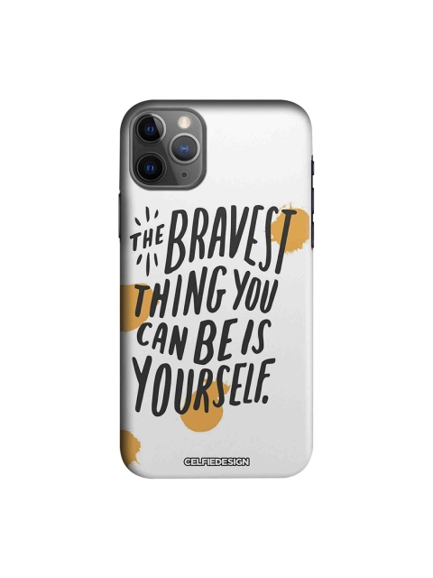 

CelfieDesign White & Black Quirky Sustainable Being Yourself Apple iPhone 11 Pro Back Cover