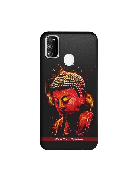 

CelfieDesign Red & Black Peace Buddha Samsung Galaxy M30S Back Case