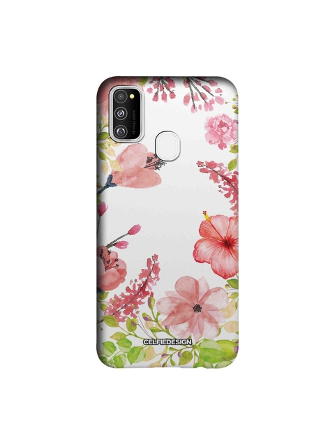 

CelfieDesign Pink & White Aquarelle Gardens Samsung Galaxy M30S Sustainable Back Case